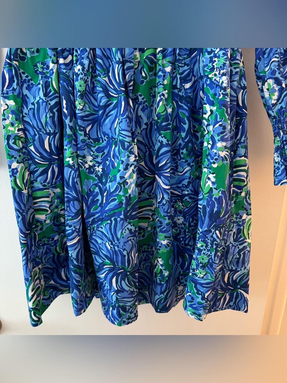 Lilly Pulitzer Beyonca Baby Doll Dress in Abaco Blue - Picture 5 of 8